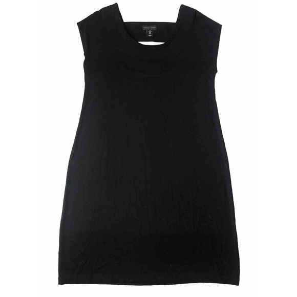 Adrienne Vittadini Black dress sleeveless women’s size Medium Back Cut Out - Picture 1 of 16
